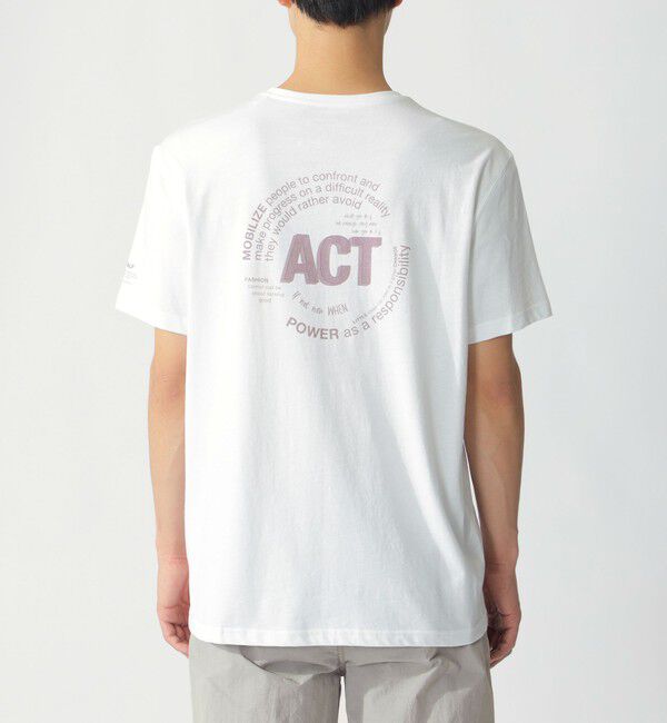 ECOALF「【WEB限定】バックプリント メッセージ Tシャツ / ACT NOW HOPE T-SHIRT」|Tシャツ・カットソー|