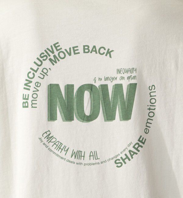 ECOALF「【WEB限定】バックプリント メッセージ Tシャツ / ACT NOW HOPE T-SHIRT」|Tシャツ・カットソー|