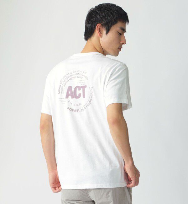 ECOALF「【WEB限定】バックプリント メッセージ Tシャツ / ACT NOW HOPE T-SHIRT」|Tシャツ・カットソー|