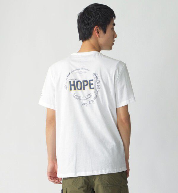 ECOALF「【WEB限定】バックプリント メッセージ Tシャツ / ACT NOW HOPE T-SHIRT」|Tシャツ・カットソー|