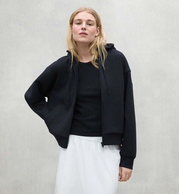 ECOALF「ARICA ジップパーカー / ARICAALF SWEATSHIRT WOMAN」|パーカー|黒