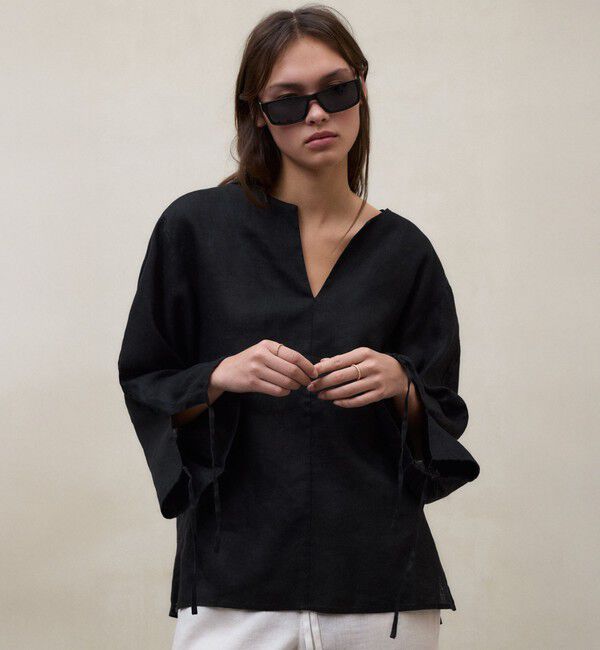 ECOALF「JENA シャツ / JENA SHIRT WOMAN」|シャツ・ブラウス|黒