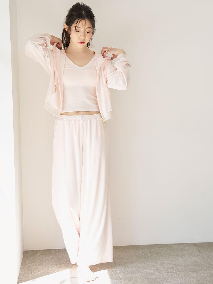 SNIDEL HOME「【SorbetLight】【接触冷感】パイルロングパンツ」|ルームウェア|