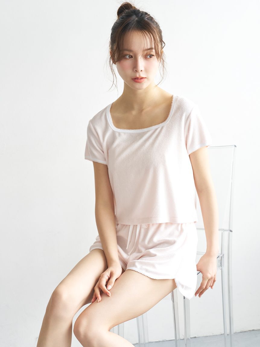 SNIDEL HOME「【SorbetLight】【接触冷感】パイルトップス」|ルームウェア|