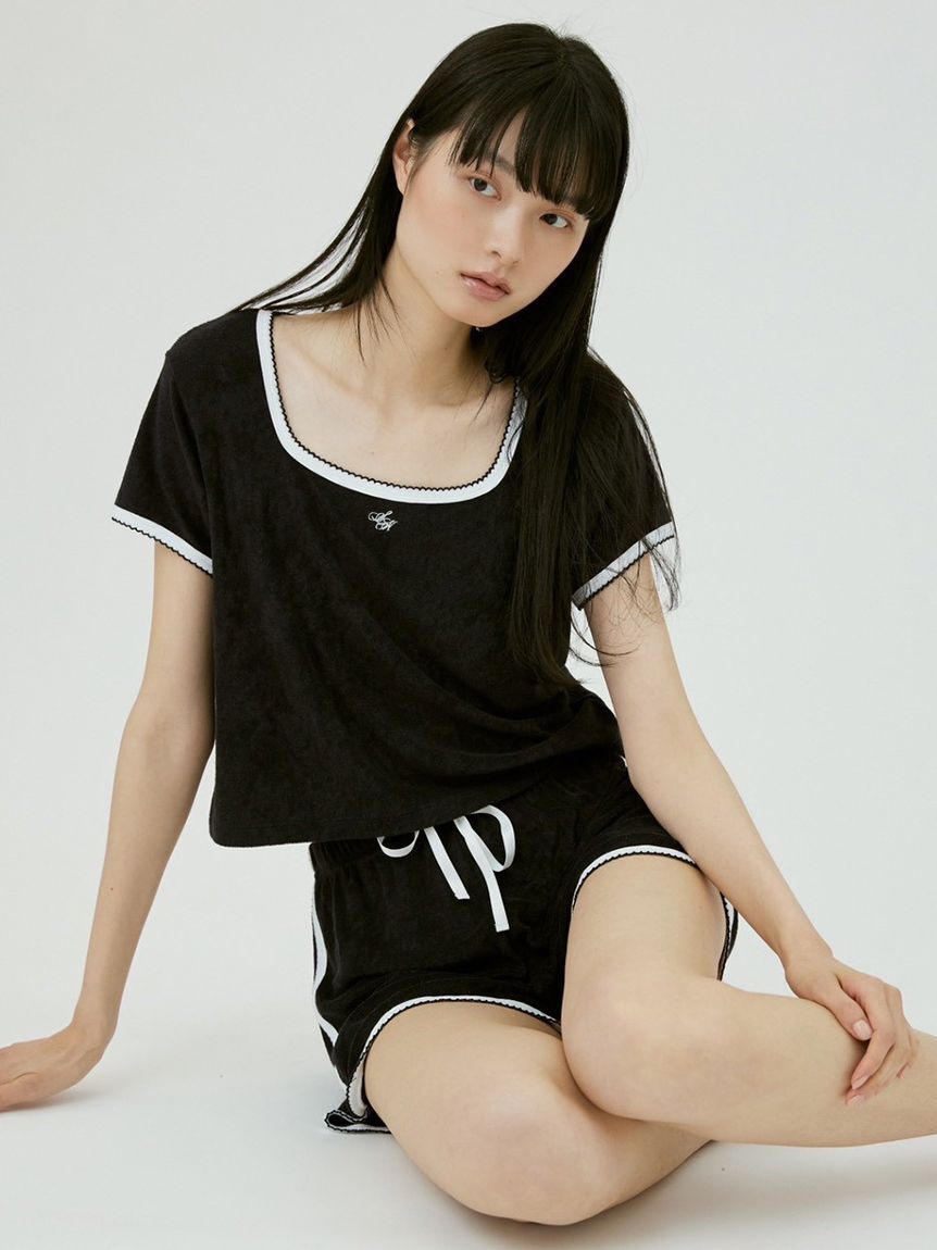 SNIDEL HOME「【SorbetLight】【接触冷感】パイルトップス」|ルームウェア|NVY
