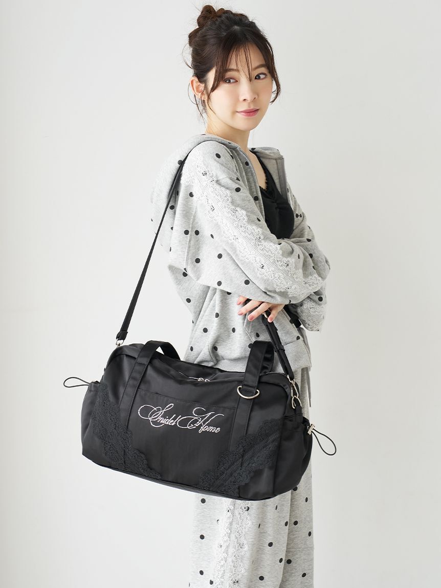 SNIDEL HOME「【WEB限定カラーあり】ビジューロゴキャリーオンバッグ」|トートバッグ|