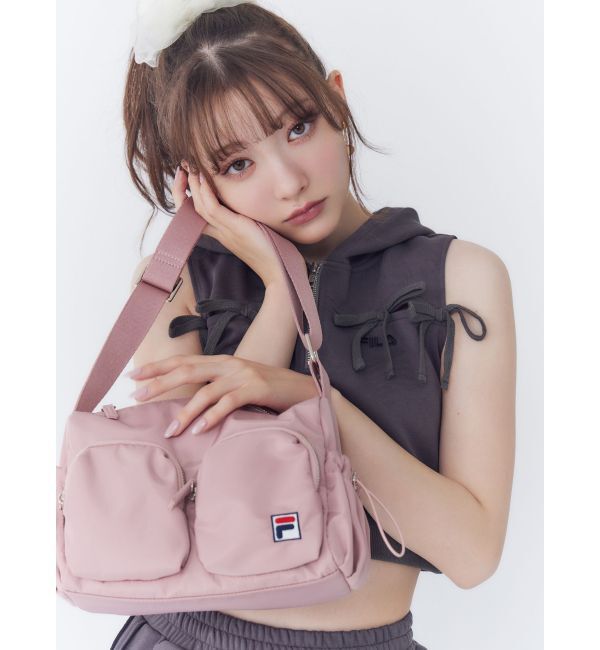 RESEXXY「【FILA】マルチポケットナイロンバッグ」|ショルダー・メッセンジャー|