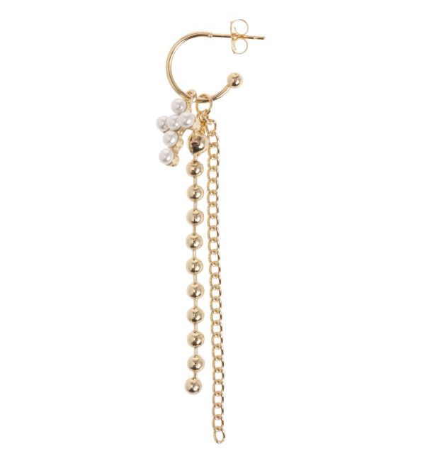 EVRIS「CROSS MOTIF CHAIN ピアス」|ピアス|