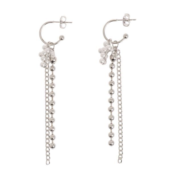 EVRIS「CROSS MOTIF CHAIN ピアス」|ピアス|