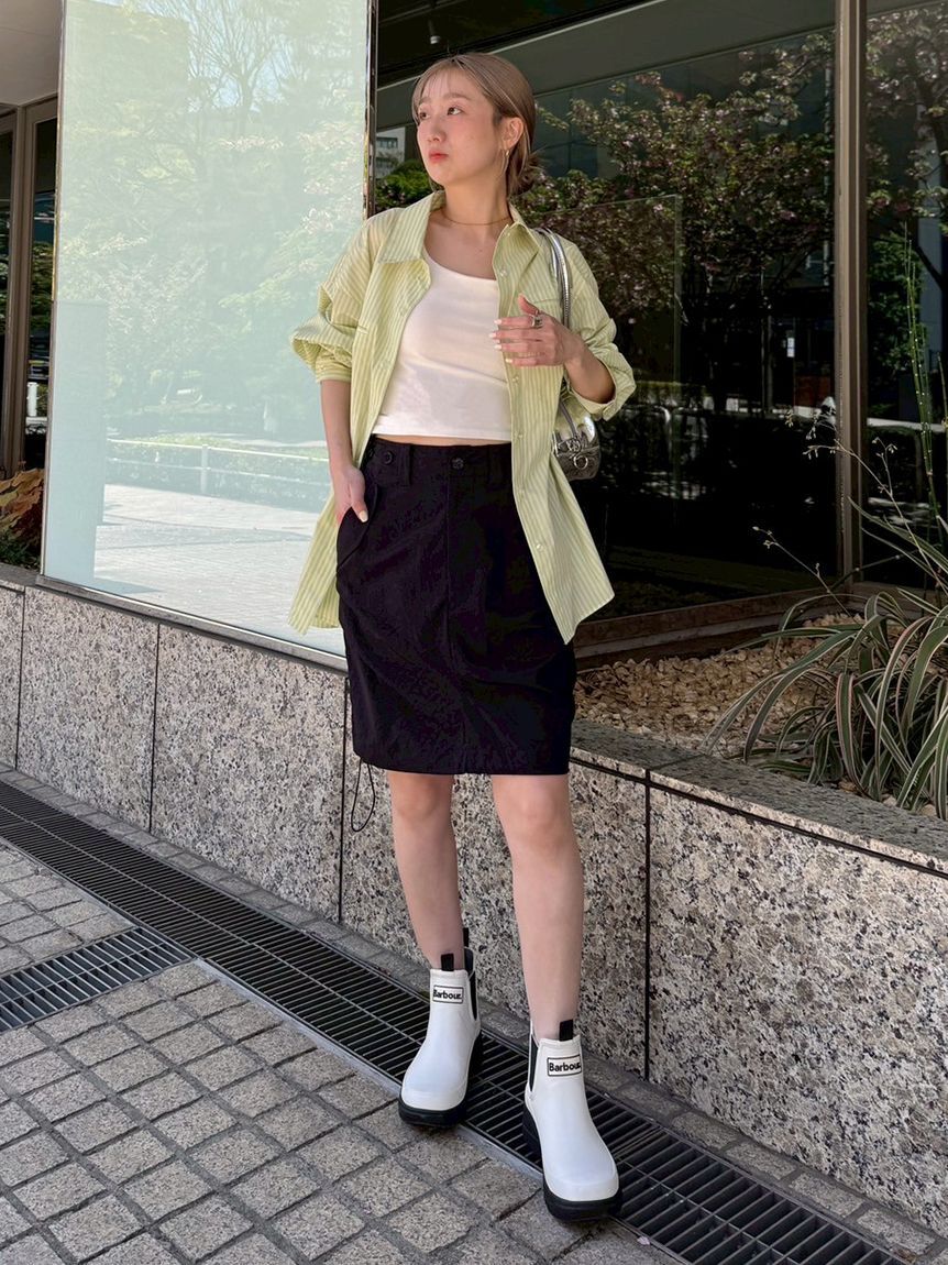 emmi atelier「【emmi&times;Barbour】サイドゴアレインブーツ」|レインシューズ|