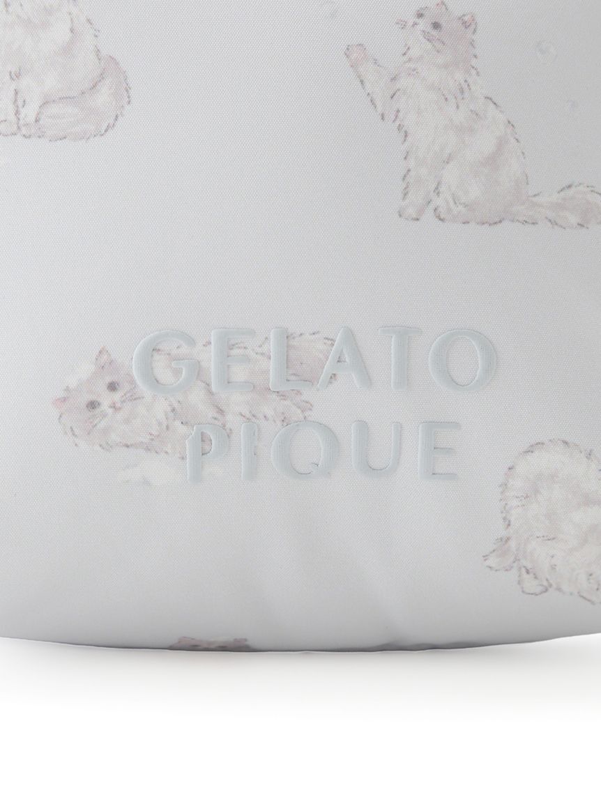 gelato pique「バスタイムCAT柄ティッシュポーチ」|ポーチ|