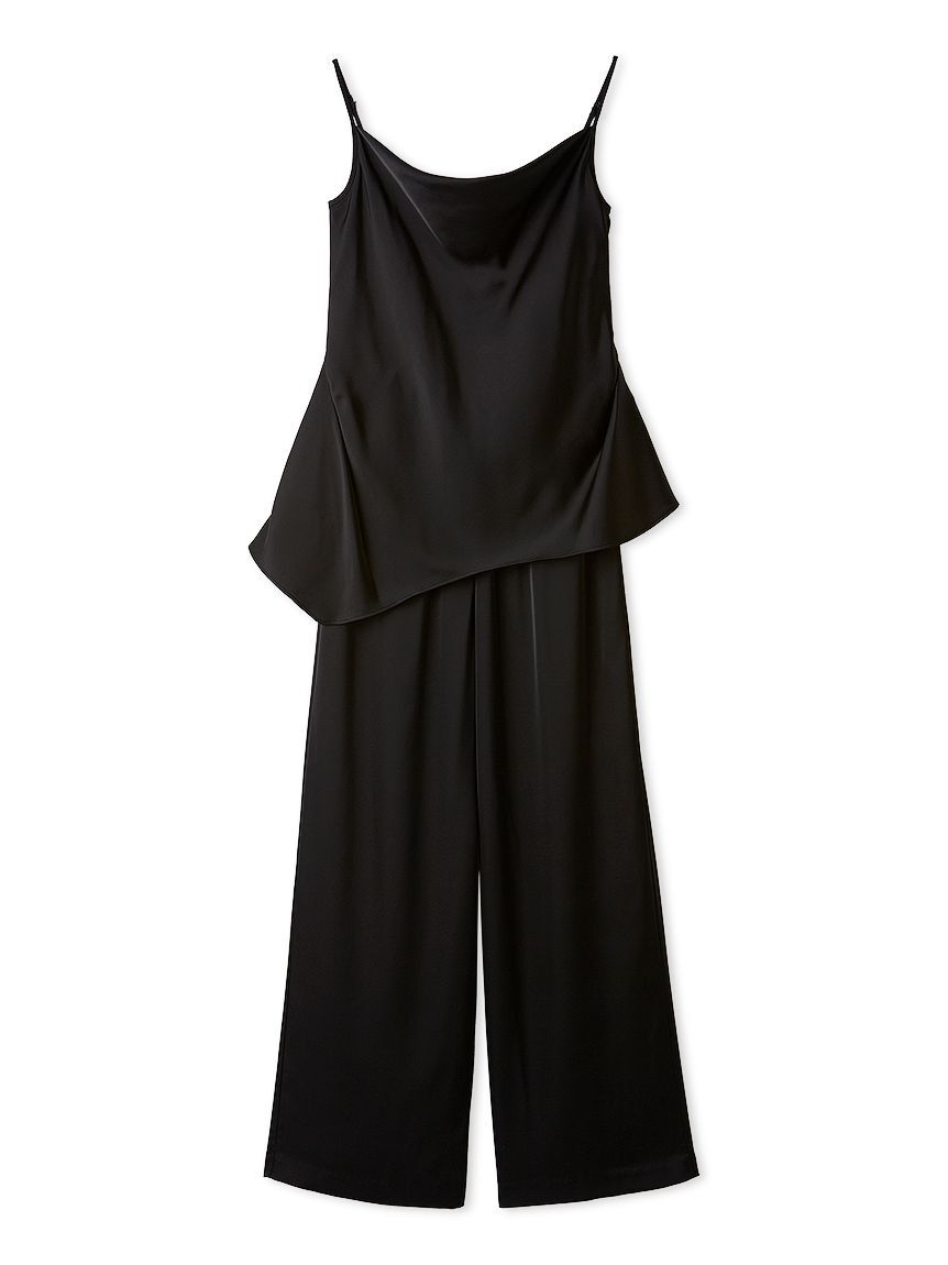 SNIDEL「【Washable】キャミオールインワン」|オールインワン|BLK