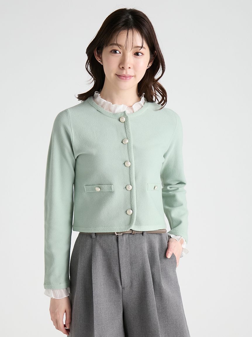 CELFORD「【WASHABLE】フリルデタッチャブルカーディガン」|カーディガン|MNT