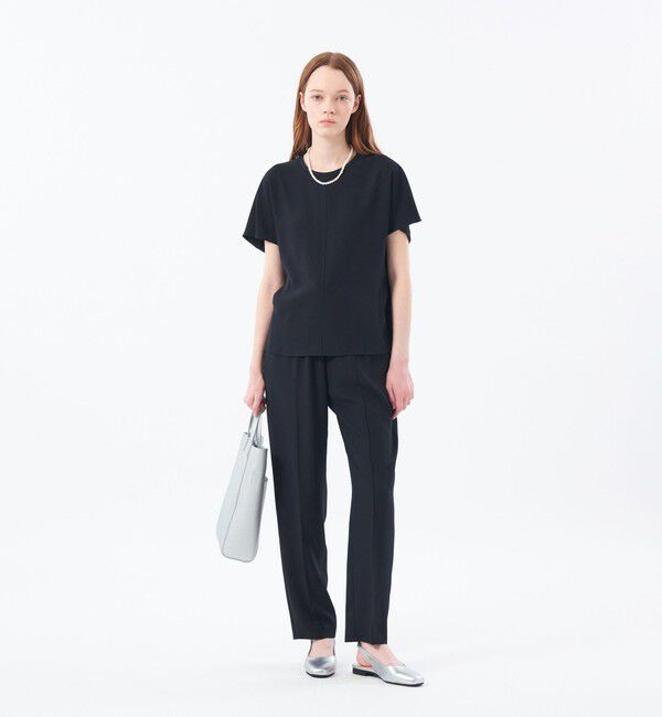 MACKINTOSH PHILOSOPHY「バックサテンドルマンブラウス」|シャツ・ブラウス|