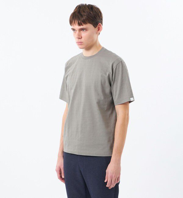 MACKINTOSH PHILOSOPHY「半袖クルーネックTシャツ リンクスシャドーボーダー」|Tシャツ・カットソー|