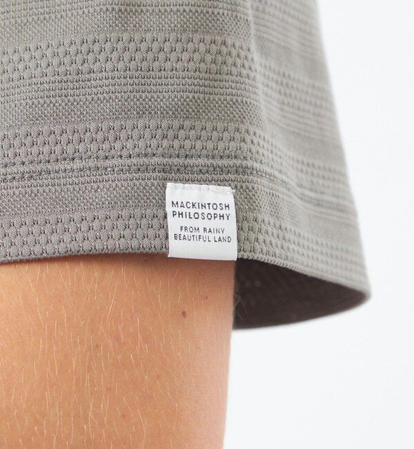MACKINTOSH PHILOSOPHY「半袖クルーネックTシャツ リンクスシャドーボーダー」|Tシャツ・カットソー|