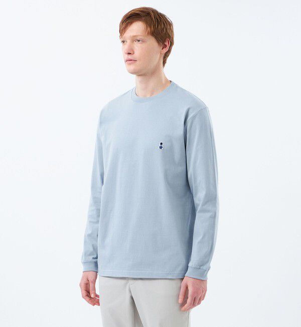 MACKINTOSH PHILOSOPHY「【WEB&一部店舗限定】BUCKINGHAM BEAR 5.6オンス天竺 クルーネックロンＴ」|Tシャツ・カットソー|