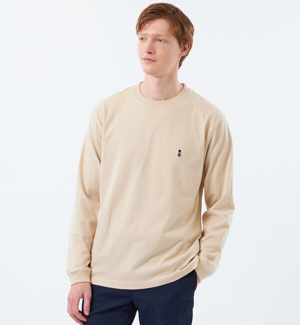 MACKINTOSH PHILOSOPHY「【WEB&一部店舗限定】BUCKINGHAM BEAR 5.6オンス天竺 クルーネックロンＴ」|Tシャツ・カットソー|ベージュ5