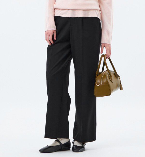 MACKINTOSH PHILOSOPHY「【MP STANDARD TROUSERS 001 WIDE FIT】WARM TWILL製」|その他|ブラック