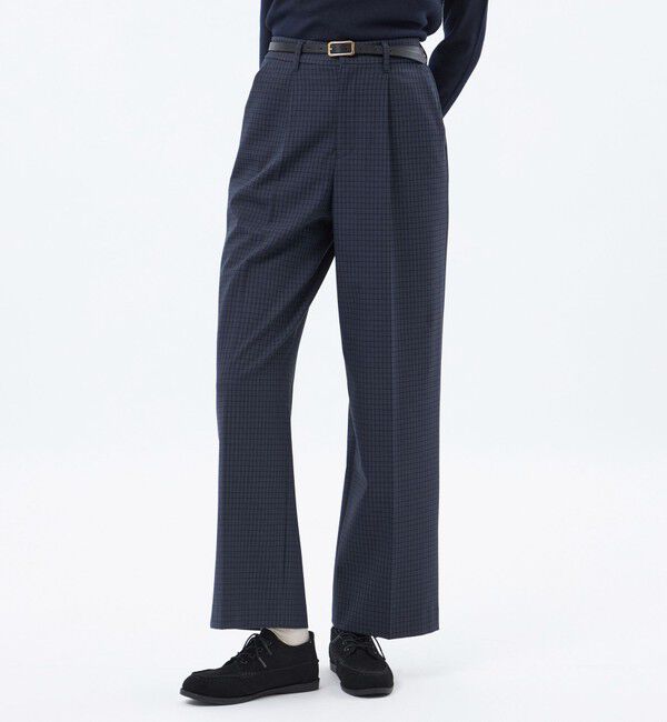 MACKINTOSH PHILOSOPHY「【MP STANDARD TROUSERS 001 WIDE FIT】WARM TWILL製」|その他|ダークネイビー