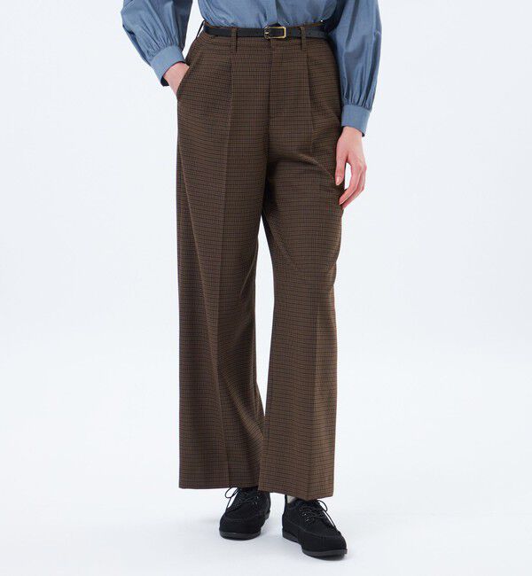 MACKINTOSH PHILOSOPHY「【MP STANDARD TROUSERS 001 WIDE FIT】WARM TWILL製」|その他|ベージュ系その他