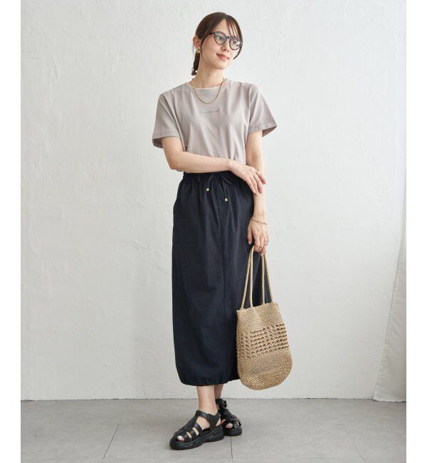 ikka「【雑誌InRed6月号掲載】鹿の子裾レイヤードプルオーバー【接触冷感】」|Tシャツ・カットソー|
