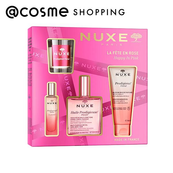 ニュクス「ニュクス プロディジュー フローラル コレクション キット (100mL、15mL、100mL、60g)」|美容液・オイル・クリーム|その他