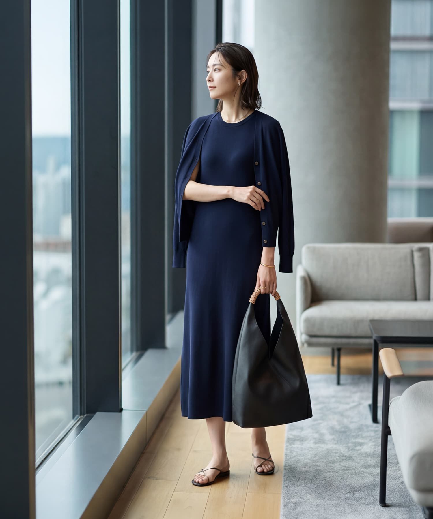 STYLE DELI「【DELI by】本革クレセントホーボーバッグ」|ショルダー・メッセンジャー|