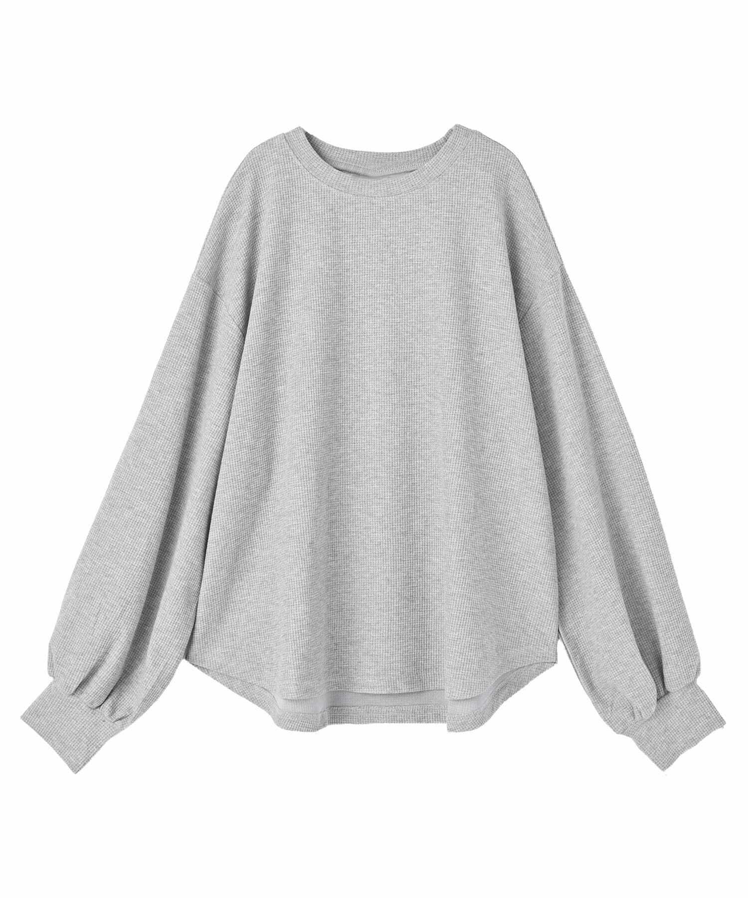 STYLE DELI「【DELI by】ふんわりワッフル素材のリラックスプルオーバー」|Tシャツ・カットソー|