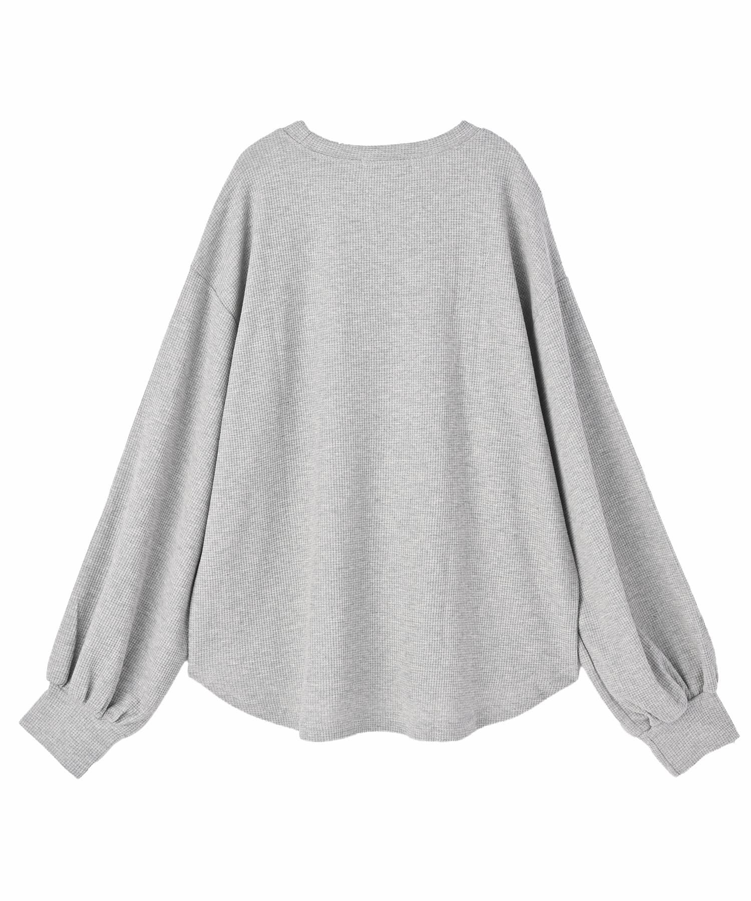 STYLE DELI「【DELI by】ふんわりワッフル素材のリラックスプルオーバー」|Tシャツ・カットソー|