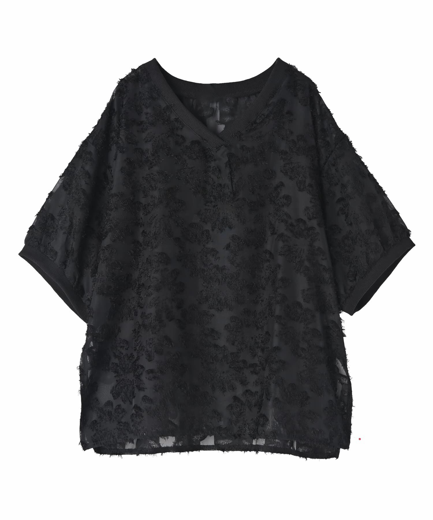 STYLE DELI「【DELI by】フリンジジャカードシアープルオーバー」|Tシャツ・カットソー|