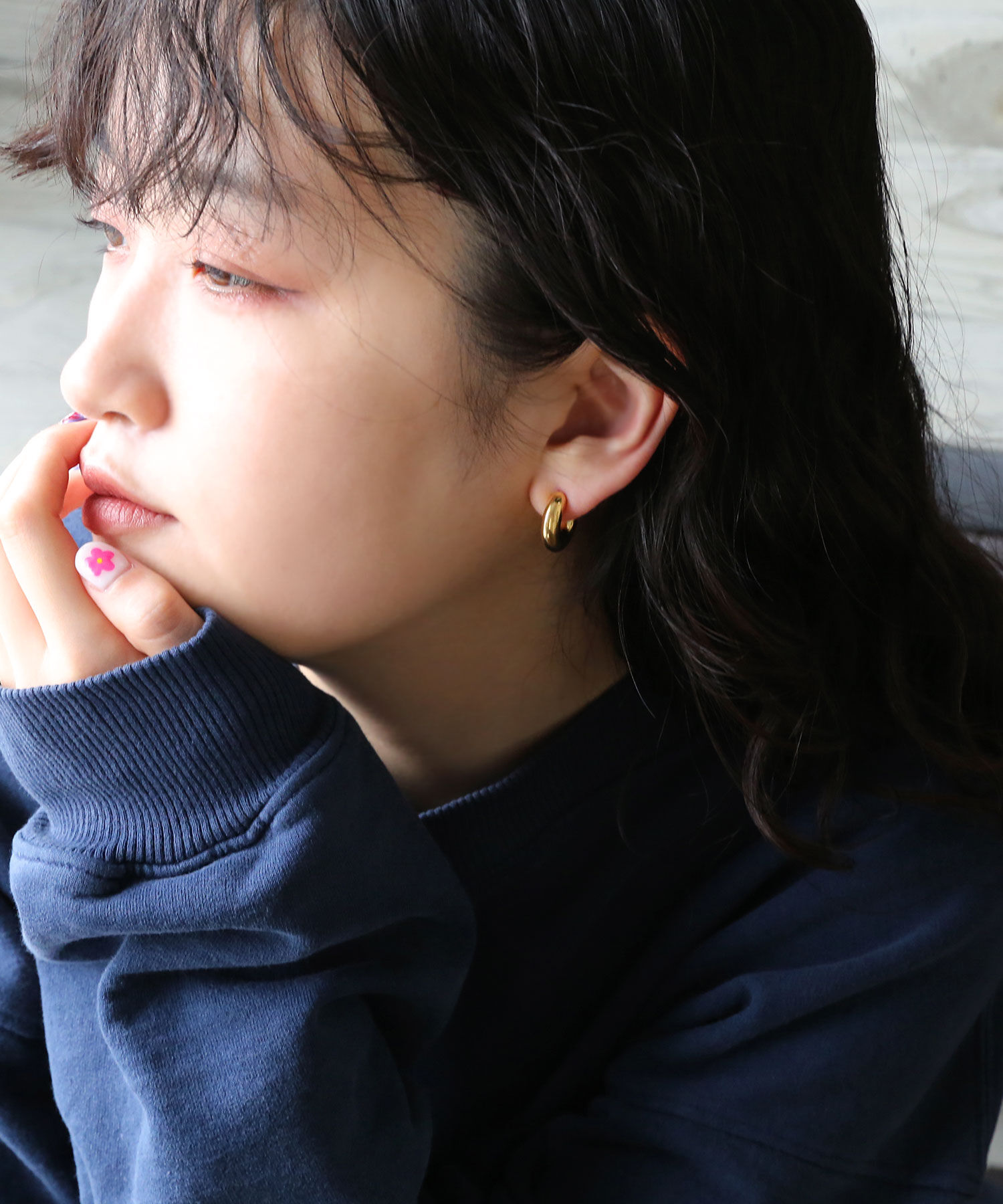 colleca la「[stainless]ステンレス・プランプフープピアス〈金属アレルギー対応〉」|ピアス|