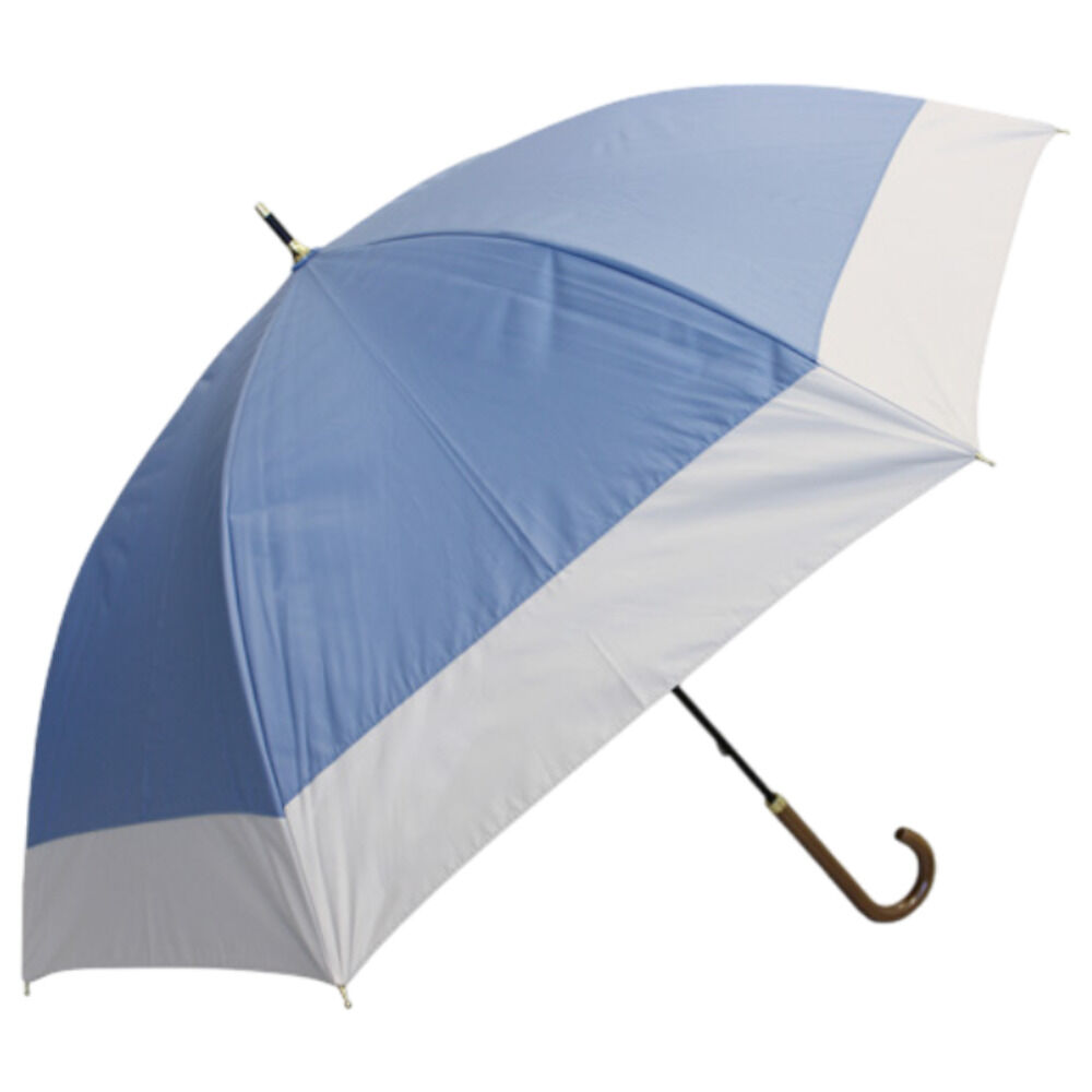 BACKYARD FAMILY「晴雨兼用傘 長傘 遮熱 通販 傘 晴雨兼用 一級遮光 日傘 雨傘 かさ カサ 55cm 55センチ」|傘|ブルー1