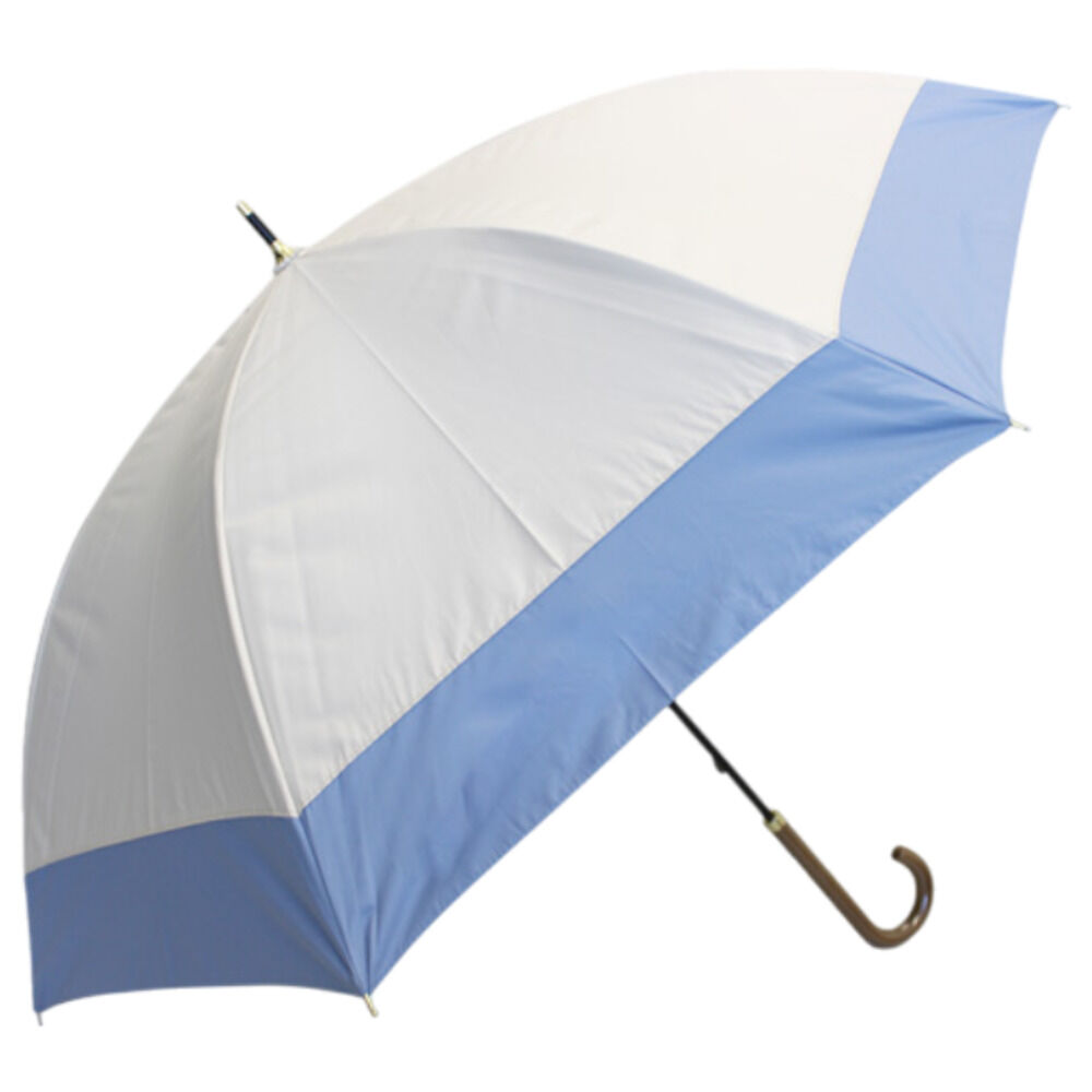 BACKYARD FAMILY「晴雨兼用傘 長傘 遮熱 通販 傘 晴雨兼用 一級遮光 日傘 雨傘 かさ カサ 55cm 55センチ」|傘|ベージュ1