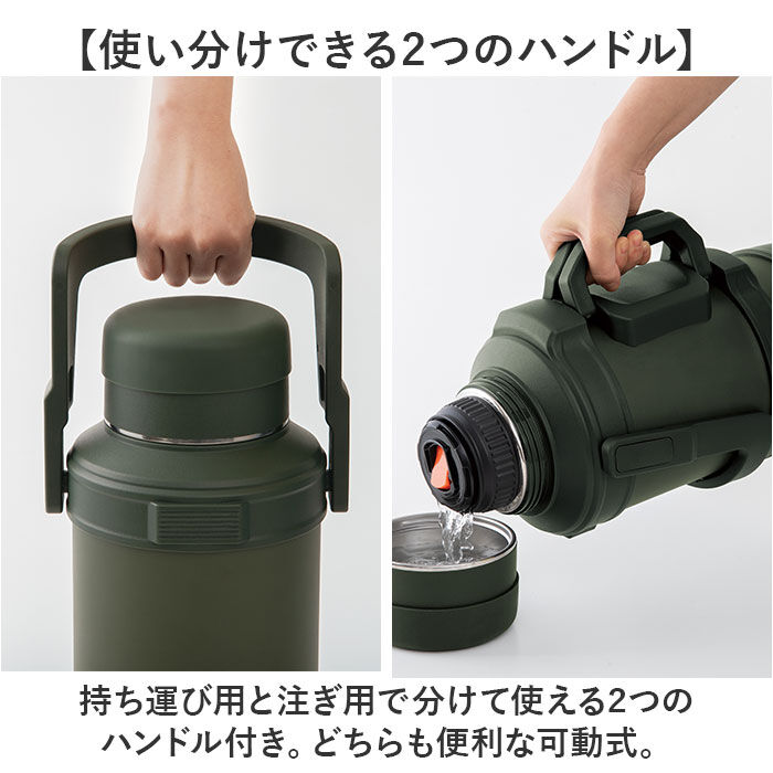 BACKYARD FAMILY「ピーコック 水筒 4リットル 通販 peacock ステンレスボトル 4L 大容量 ボトル 魔法瓶」|食器・キッチングッズ|