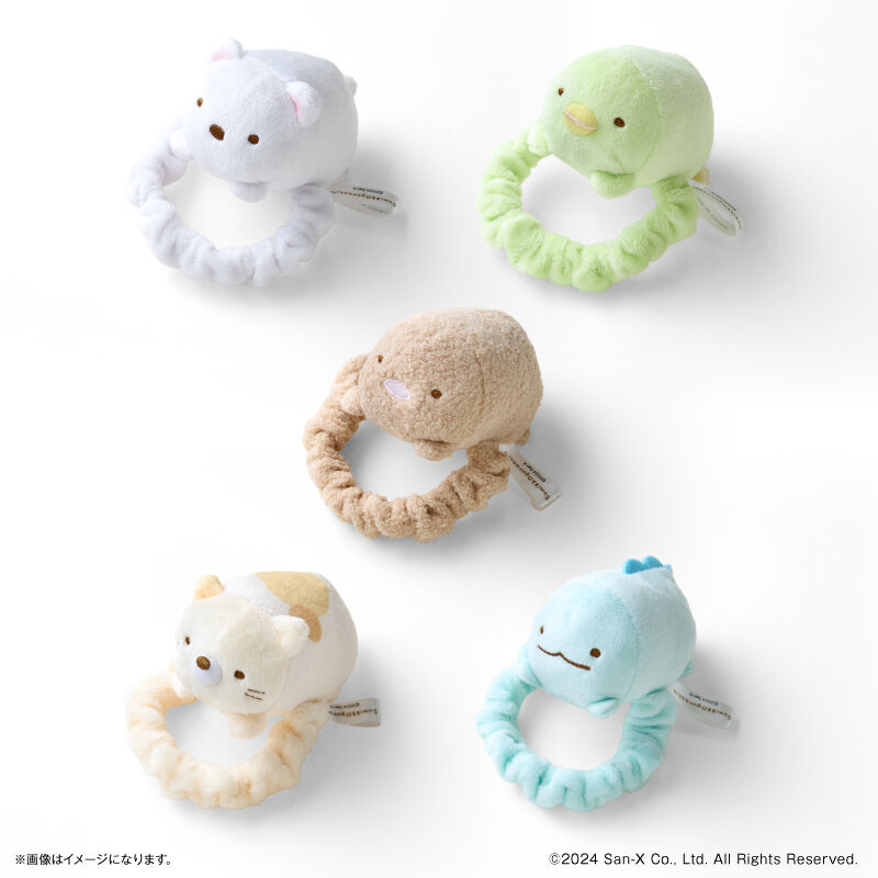 BACKYARD FAMILY「すみっコぐらしグッズ 通販 すみっコぐらし シュシュ キャラクター 髪飾り ぬいぐるみシュシュ」|ヘアゴム・シュシュ|