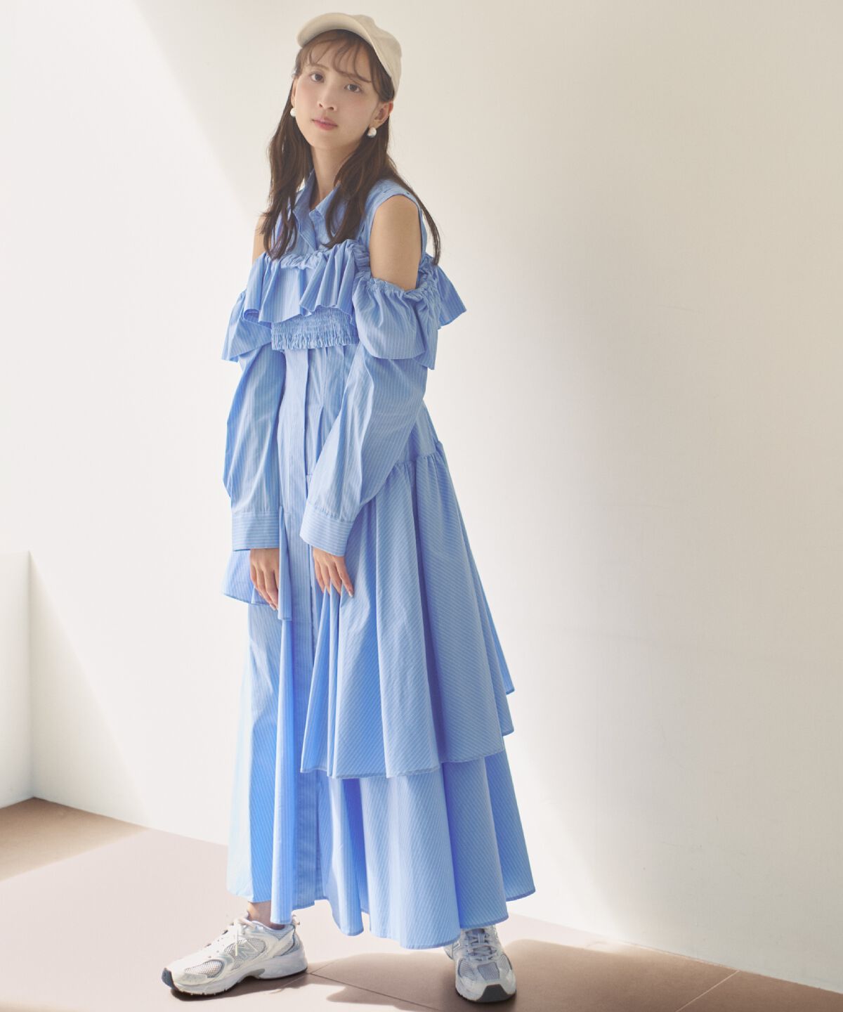 アンドクチュール「ベアブラウスセットワンピース」|ワンピース|