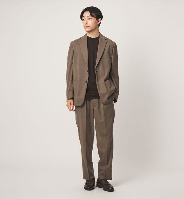 UNITED ARROWS green label relaxing「A+ air TWトロピカル 無地 2B リラックス 2P セットアップ ジャケット -ウォッシャブル・通気性-」|テーラードジャケット|