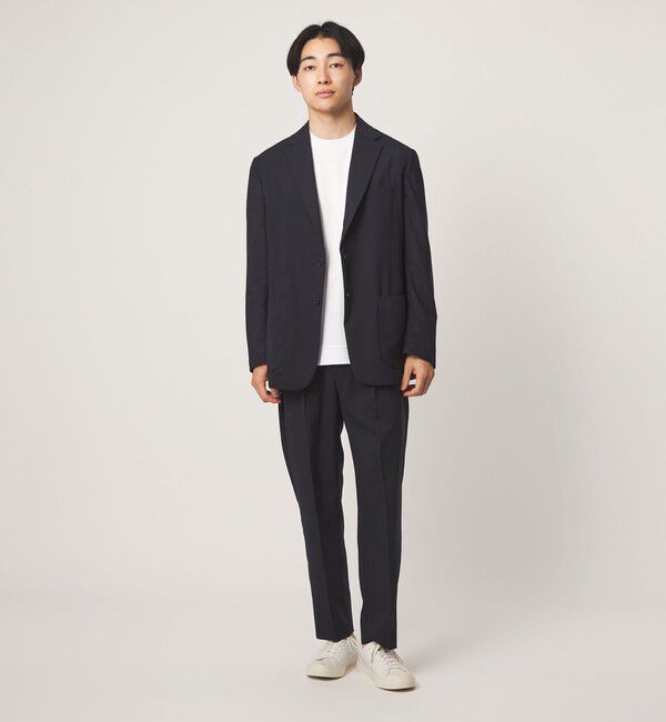 UNITED ARROWS green label relaxing「A+ air TWトロピカル 無地 2B リラックス 2P セットアップ ジャケット -ウォッシャブル・通気性-」|テーラードジャケット|
