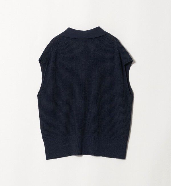UNITED ARROWS green label relaxing「メランジ スキッパー ニット ベスト」|ベスト・ジレ|