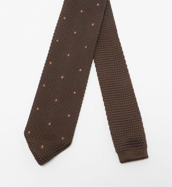 UNITED ARROWS green label relaxing「GLR ポリエステル ウォッシャブル ニット ドット ネクタイ ニットタイ」|ネクタイ・蝶ネクタイ|