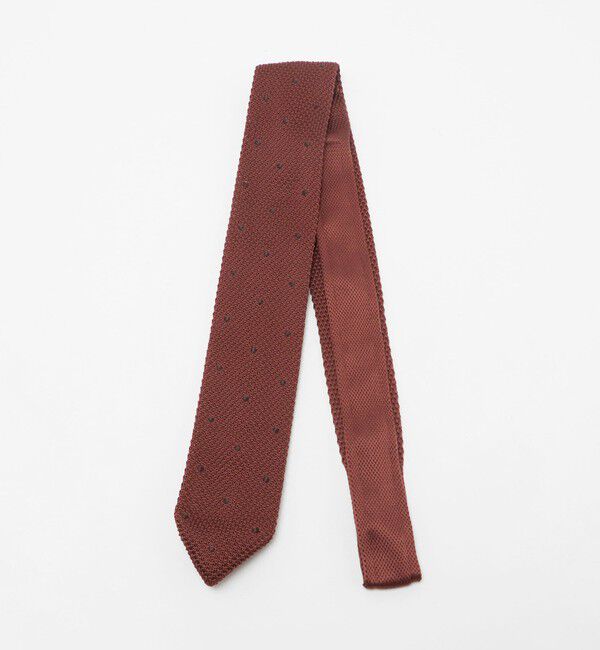 UNITED ARROWS green label relaxing「GLR ポリエステル ウォッシャブル ニット ドット ネクタイ ニットタイ」|ネクタイ・蝶ネクタイ|BRICK