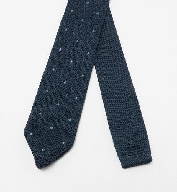 UNITED ARROWS green label relaxing「GLR ポリエステル ウォッシャブル ニット ドット ネクタイ ニットタイ」|ネクタイ・蝶ネクタイ|