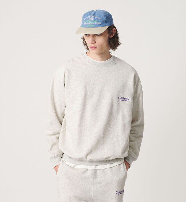 California General Store「＜CGS.＞オーガニックコットン クルーネック スウェット シャツ」|スウェット・ジャージ|OFF WHITE