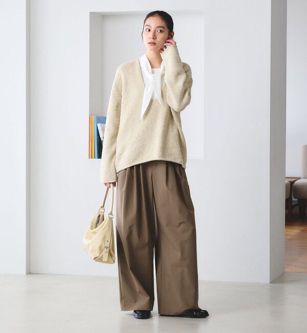 BEAUTY&YOUTH UNITED ARROWS「【WEB限定 Wardrobe DAILY MINIMAL】スカーフ ボウタイブラウス ウォッシャブル」|シャツ・ブラウス|