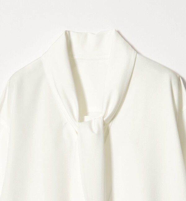 BEAUTY&YOUTH UNITED ARROWS「【WEB限定 Wardrobe DAILY MINIMAL】スカーフ ボウタイブラウス ウォッシャブル」|シャツ・ブラウス|