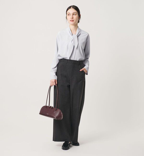 BEAUTY&YOUTH UNITED ARROWS「【WEB限定 Wardrobe DAILY MINIMAL】スカーフ ボウタイブラウス ウォッシャブル」|シャツ・ブラウス|