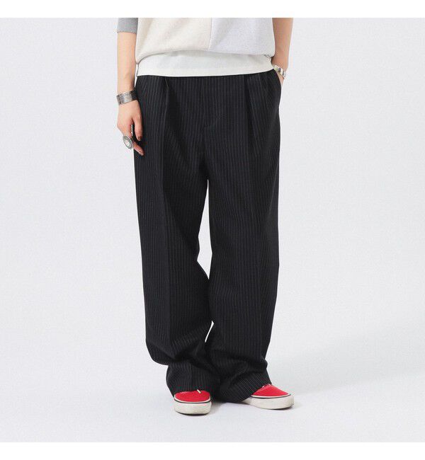BEAMSBOY「ピンストライプ スラックス」|スラックス|