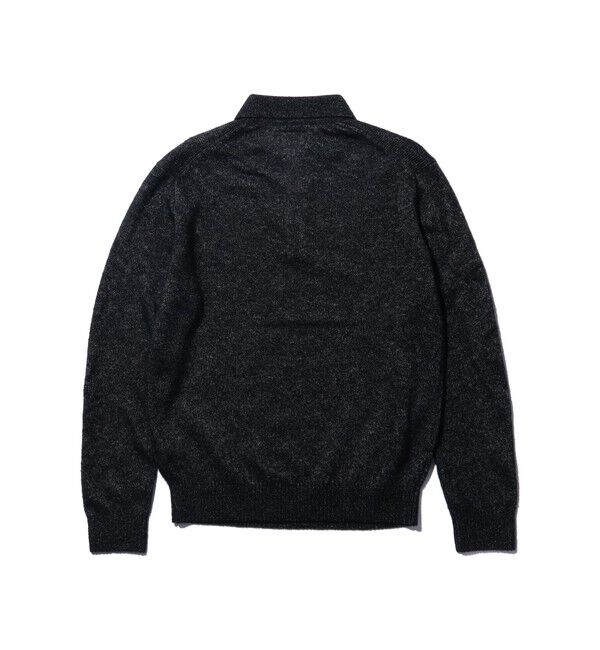 BEAMS PLUS「Knit Polo 9G Wool Silk Shaggy Yarn」|ポロシャツ|