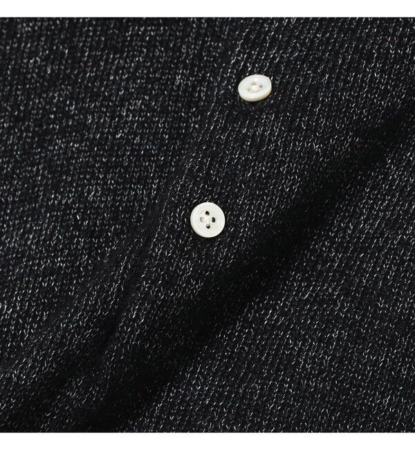 BEAMS PLUS「Knit Polo 9G Wool Silk Shaggy Yarn」|ポロシャツ|